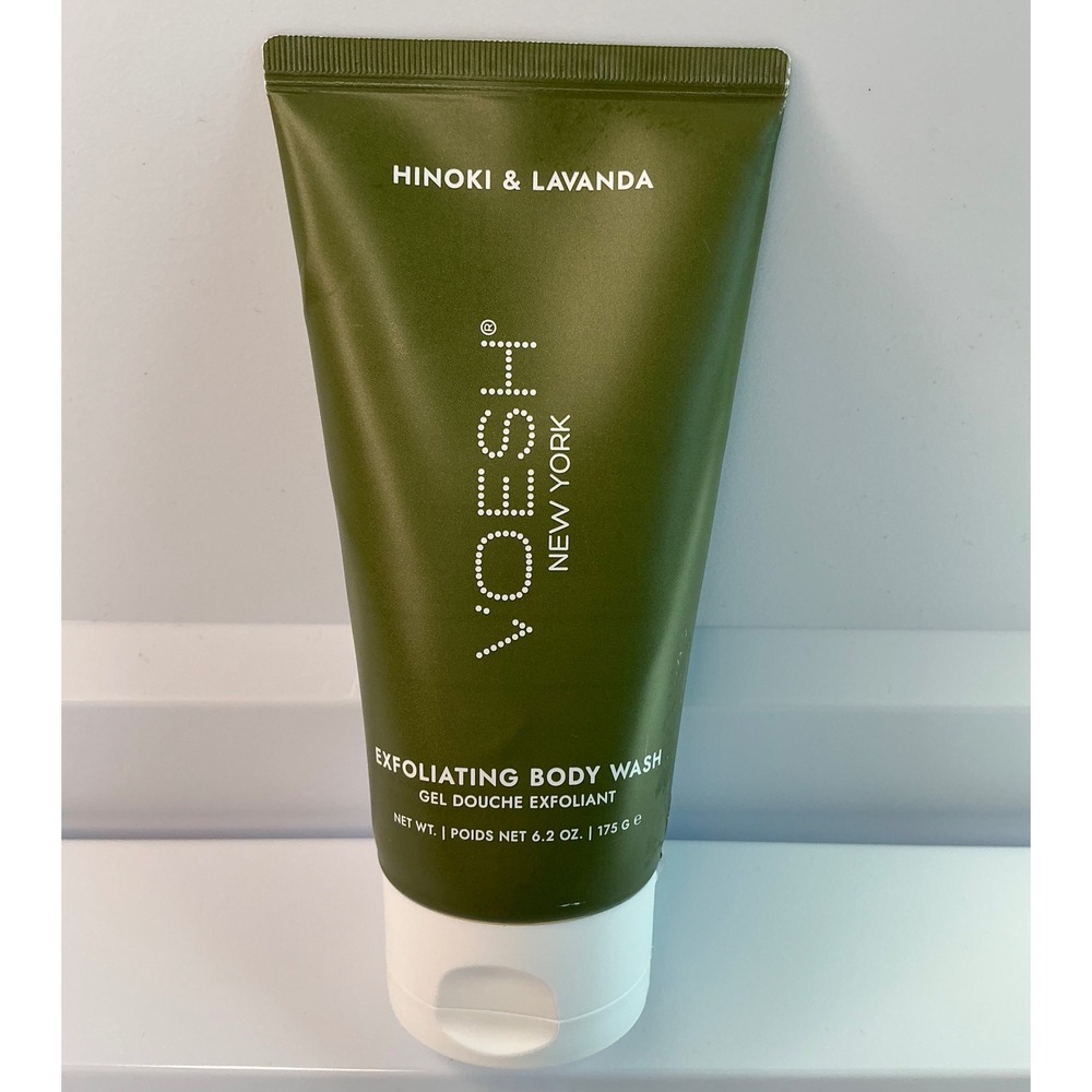Voesh New York Hinoki & Lavanda Exfoliating Body Wash 6.2oz Sugar Scrub AHA